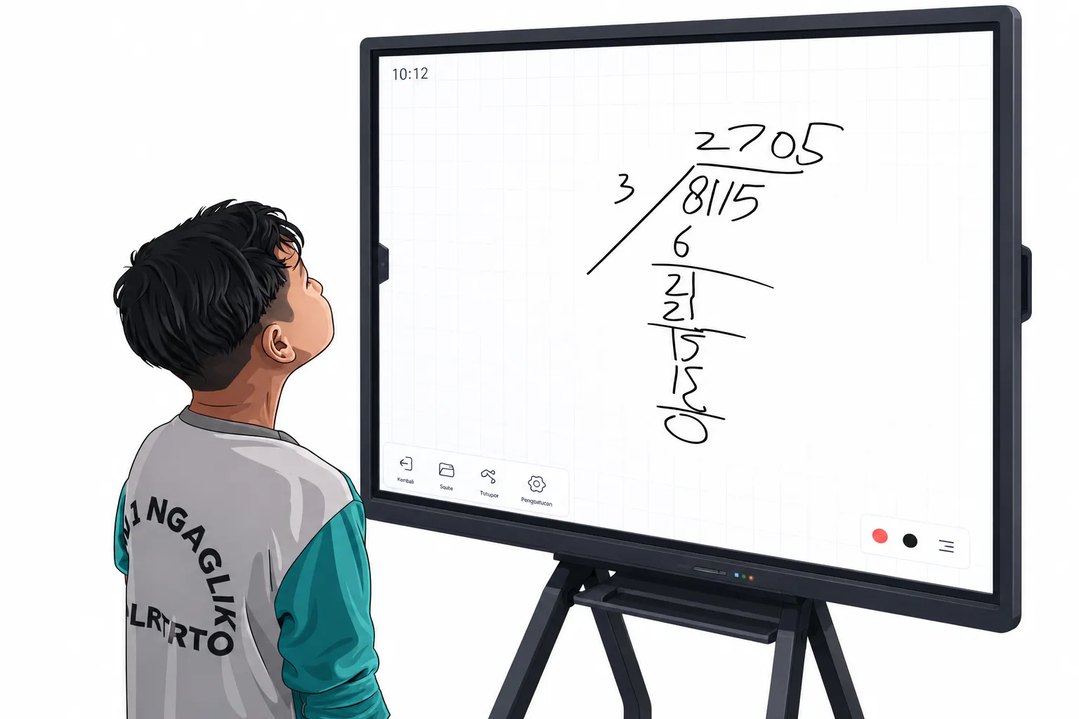 Pemanfaatan Interactive Flat Panel (IFP)