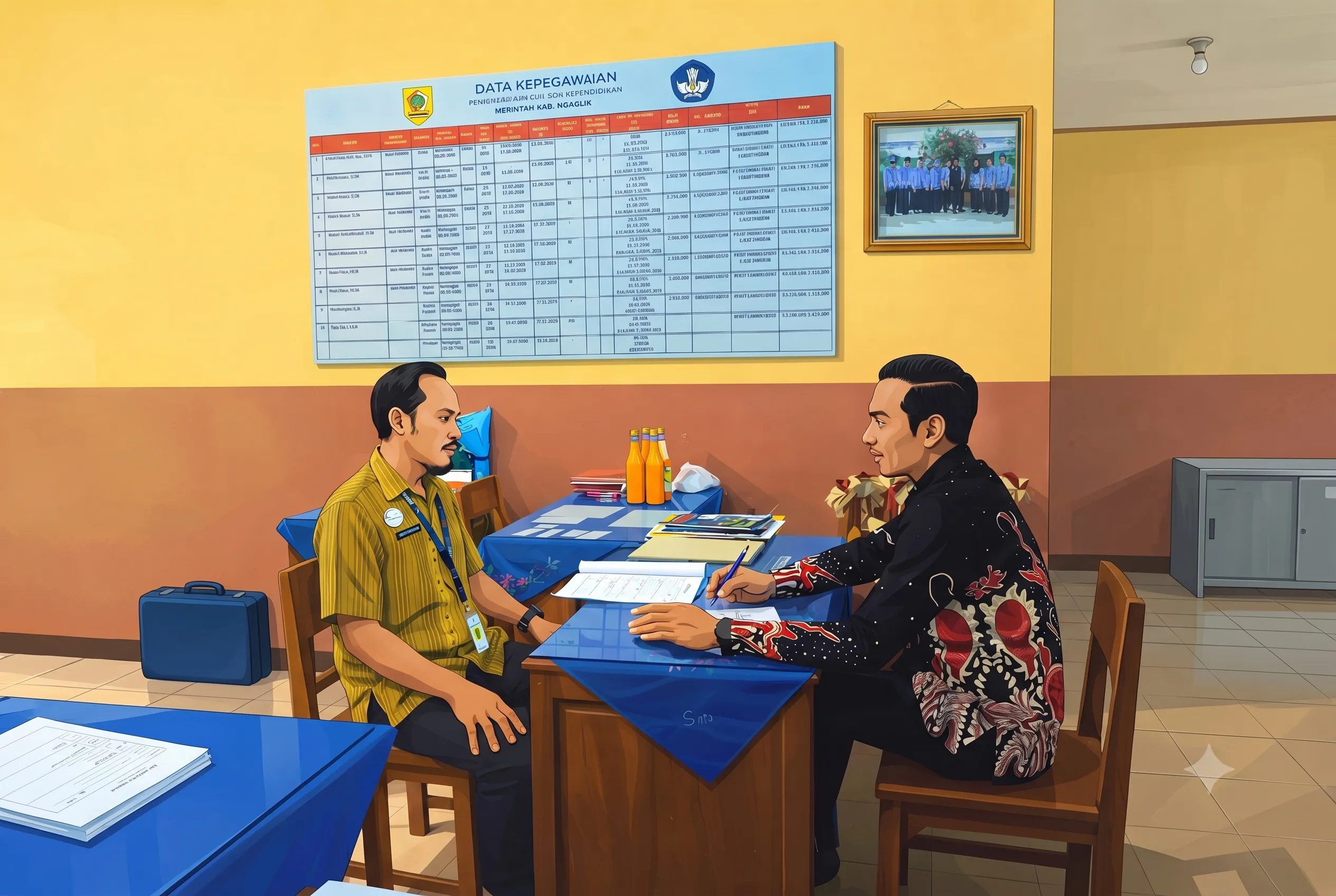 Diskusi tindak lanjut hasil supervisi kepala sekolah